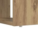 vidaXL Bureau chêne artisanal 113 x 54 x 120 cm Bois d'ingénierie