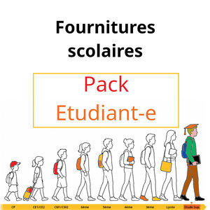 Kit de fournitures pour étudiant·e