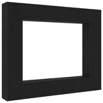 vidaXL Ensemble TV de 8 pièces en Chêne Noir