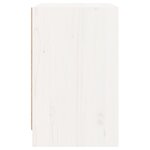 vidaXL Tables de chevet 2 Pièces Blanc 40x31x50 cm Bois de pin massif