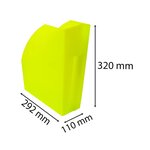 Porte-revues The Magazine Chromaline - Vert Anis - X 3 - Exacompta