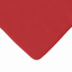 vidaXL Coussins de siège 4 Pièces Rouge 40 x 40 x 3 cm tissu