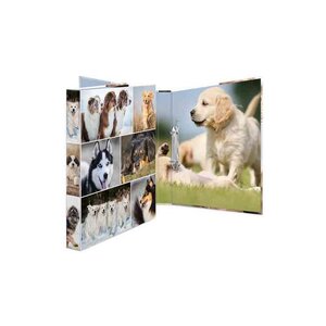 Classeur à anneaux 'Animals' - chiens, A4, mécanisme à HERMA