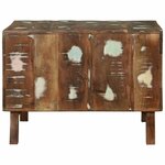 vidaXL Table basse 50 x 50 x 35 cm bois de récupération massif