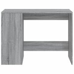 Bureau table poste de travail meuble d'ordinateur informatique étude sonoma 102 x 50 x 75 cm bois d'ingénierie gris 02_0023944