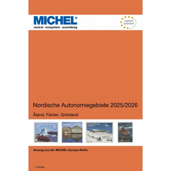 Catalogue Michel timbres de territoires autonomes Nordique 2025-2026.
