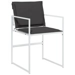 vidaXL Ensemble de salle à manger pour jardin 5 Pièces Blanc