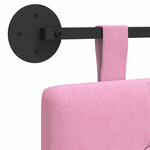 vidaXL Tête de lit suspendue Rose tissu