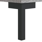 vidaXL Buffet sonoma gris 69 5x34x90 cm bois d'ingénierie
