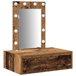 vidaXL Table de Toilette Marron 60 x 40 x 70 cm Bois d'ingénierie