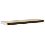 vidaXL Étagères flottantes 4 Pièces chêne et blanc 80x23 5x3 8 cm MDF