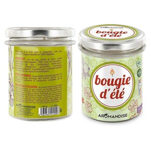 2 bougie d'été citronnelle & géranium - 30h
