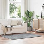 vidaXL Tapis shaggy à poils longs NAVARRA gris clair 120x170 cm