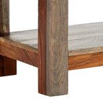 vidaXL Table console avec 3 tiroirs 120x30x75 cm Bois massif