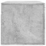 vidaXL Armoire murale gris béton 80x36 5x35 cm bois d'ingénierie