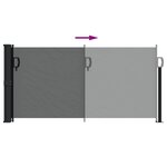 vidaXL Auvent latéral rétractable anthracite 100x300 cm