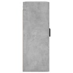 vidaXL Armoires murales 2 Pièces gris béton 69 5x34x90 cm