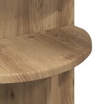 vidaXL Table d'appoint Chêne artisanal Ø 39 5 x 55 cm