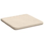 vidaXL Coussins de siège 4 Pièces Beige 40 x 40 x 3 cm