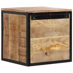 vidaXL Table de chevet 40x35x40 cm bois de manguier massif