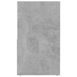 vidaXL Meuble TV Gris béton 149x30x52 cm Bois d'ingénierie