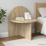 vidaXL Table de chevet Chêne Sonoma 40 x 35 5 x 45 5 cm