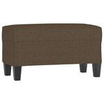 vidaXL Banc Marron 100x35x41 cm Tissu