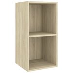 vidaXL Ensemble de meubles TV 3 Pièces Chêne sonoma Bois d'ingénierie