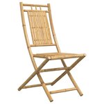 vidaXL Chaises pliables de jardin lot de 2 46x66x99 cm bambou
