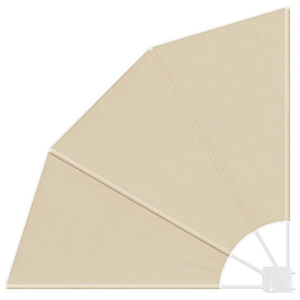 vidaXL Écran de confidentialité pour balcon Beige 115 x 115 cm
