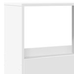 vidaXL Cloison de séparation blanc 100x33x155 5 cm bois d'ingénierie
