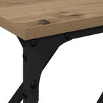 vidaXL Table console chêne artisanal 180 x 23 x 75 cm