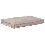 Coussin palette vidaXL Beige 120x80x12 cm Tissu