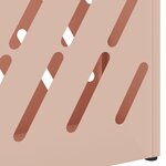 vidaXL Support de parapluie rose 28x12x41 cm en acier