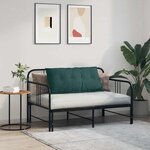 vidaXL Coussin de Dos Vert foncé 100 x 19 x 50 cm tissu