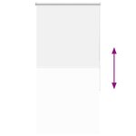 vidaXL Store enrouleur occultant largeur du tissu 70 7 cm polyester