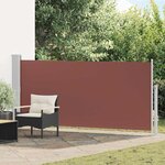 vidaXL Auvent latéral rétractable 140 x 300 cm Marron