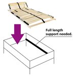 vidaXL Sommier à lattes Marron 140 x 190 cm Bois de hêtre massif