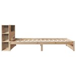 vidaXL Lit bibliothèque sans matelas 90x200 cm bois de pin massif