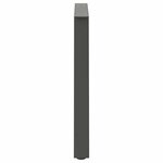 vidaXL Pieds de table à manger en forme de A 2 pièces Anthracite 90 x (72-73) cm Acier