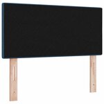 vidaXL Têtière LED bleue rembourrée de 80 cm en tissu