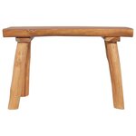 vidaXL Banc de jardin 80 cm Bois de teck massif