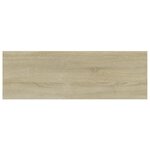 vidaXL Panneau de bibliothèque 4Pièces Chêne sonoma 60x20x1 5cm Aggloméré