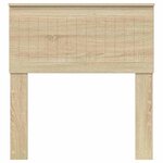 vidaXL Tête de lit Chêne Sonoma 80 cm Bois d'ingénierie