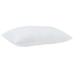 vidaXL Couette Autre avec oreiller 3 Pièces Blanc 240 x 220 cm Microfibre