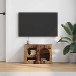 vidaXL Meuble TV Bois ancien 60 x 35 x 40 cm Bois d'ingénierie