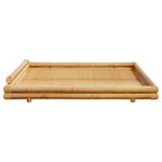 vidaXL Cadre de lit Bambou 200x200 cm