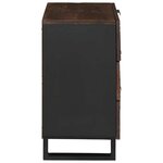 vidaXL Cabinet de chevet Noyer 50 x 33 x 60 cm bois de manguier massif