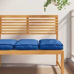 vidaXL Coussins de palettes pour siège 2 Pièces Royal Blue 40 x 40 x 8 cm  en tissu Oxford