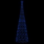 vidaXL Arbre de Noël cône 3000 LED Bleues 230x800 cm